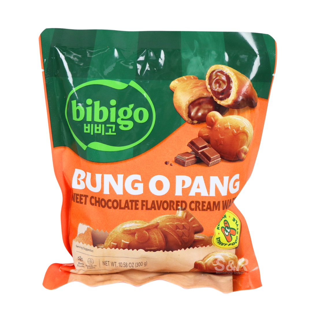 Bibigo Bungopang Sweet Chocolate Flavored Cream Waffle 300g